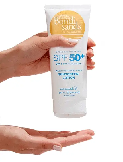 SPF 50+ Body Sunscreen Lotion Coconut Beach Scent - Image 3