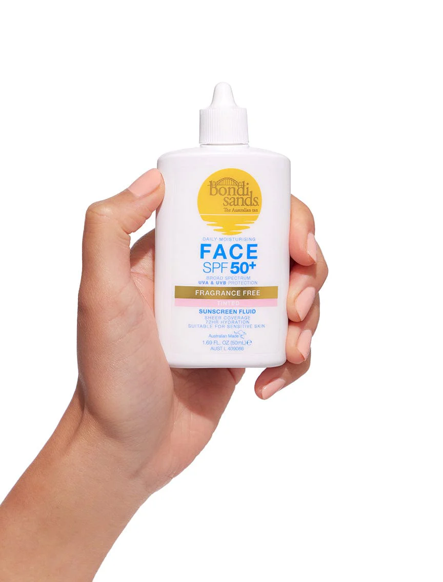 SPF 50+ Fragrance Free Tinted Face Fluid - Image 4